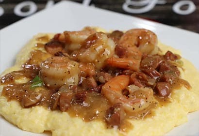 Shrimps & Grits Breakfast Combo